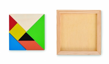 Logotrade Geschäftsgeschenke das Foto: Tangram-Puzzle Holz